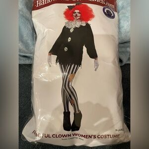 Frightful Clown woman’s costume